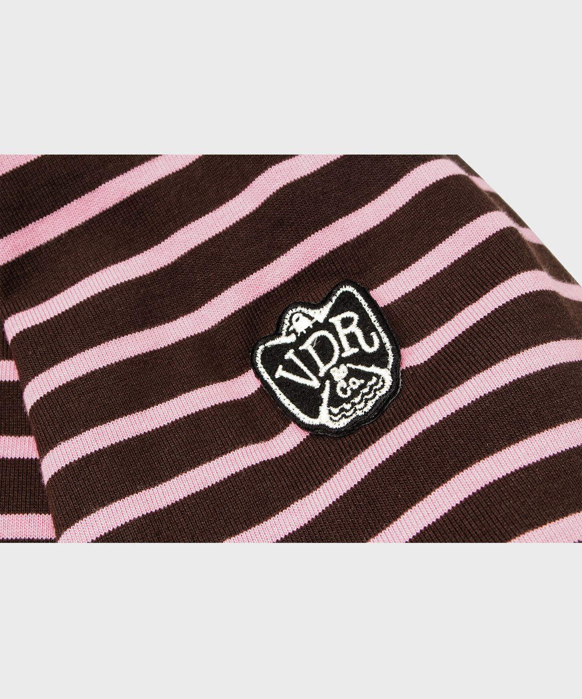 비디알(VDR) BORDER T-SHIRT [Rose Choco]