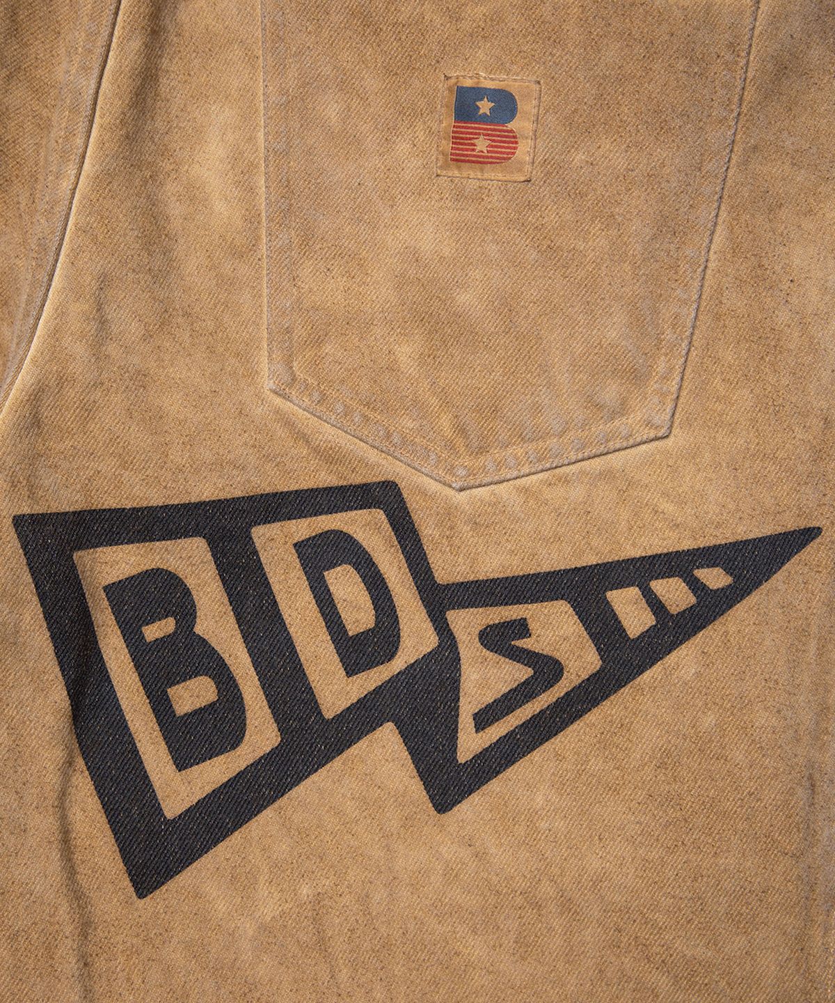 벌스데이수트(BIRTHDAYSUIT) FLAG DIRTY DENIM (BROWN)