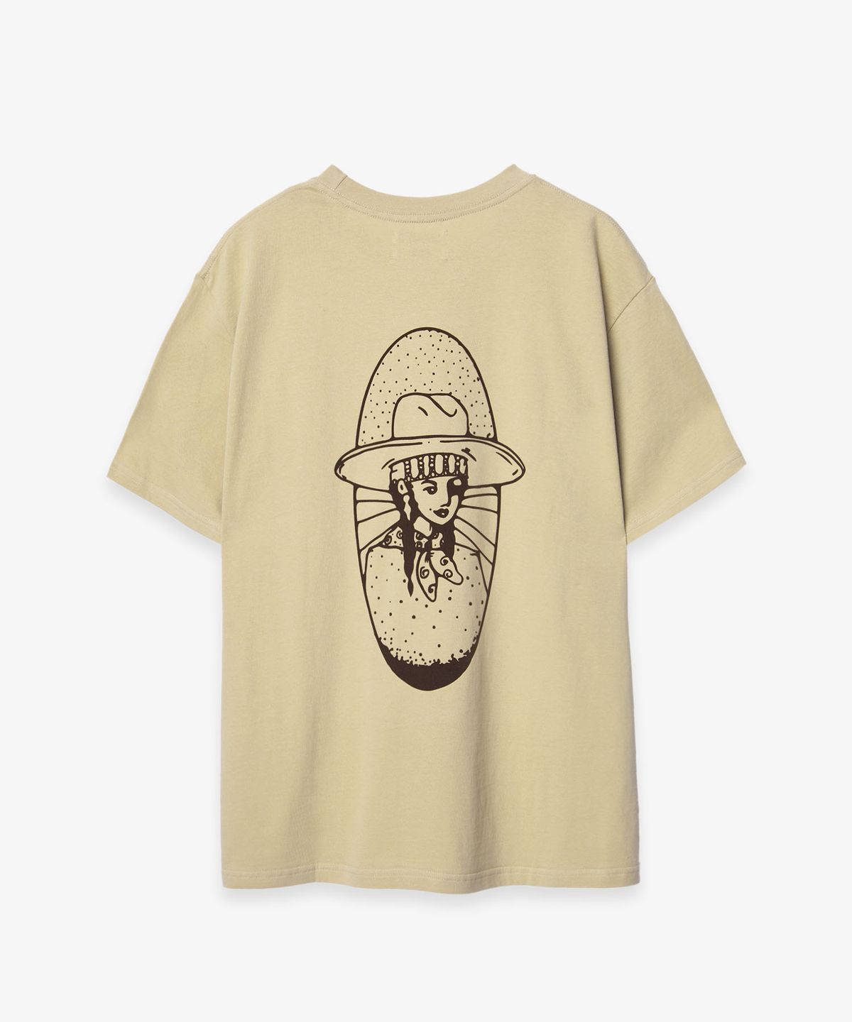 벌스데이수트(BIRTHDAYSUIT) INDIAN T-SHIRT (BEIGE)