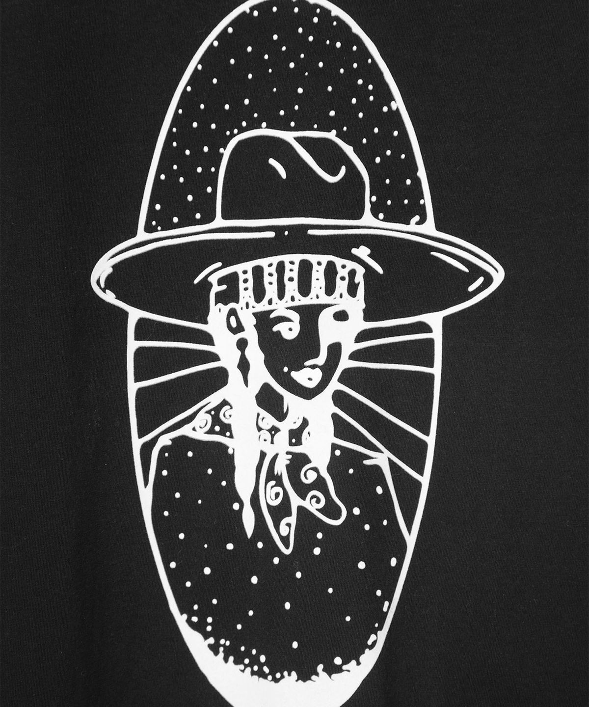 벌스데이수트(BIRTHDAYSUIT) INDIAN T-SHIRT (BLACK)