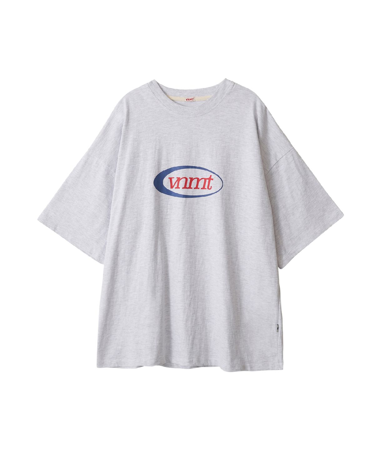 바니쉬먼트(VANISHMENT) Sport logo oversize t-shirt_light gray