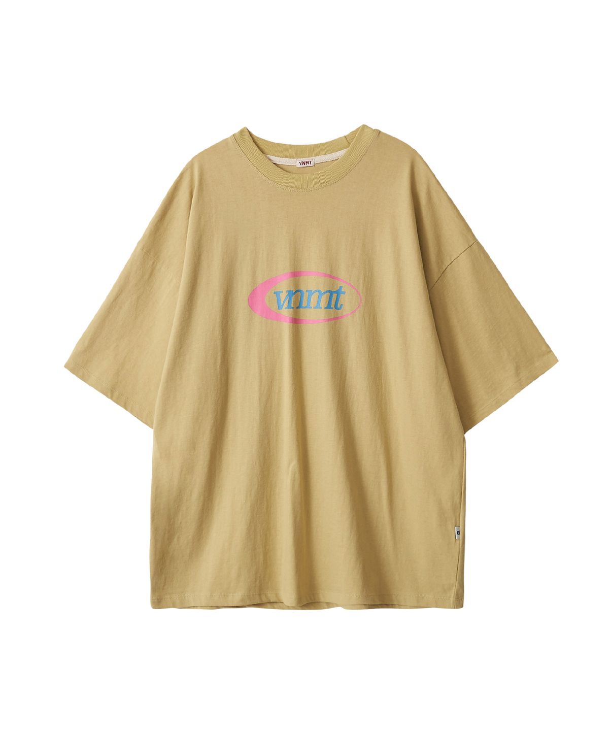 바니쉬먼트(VANISHMENT) Sport logo oversize t-shirt_lemon