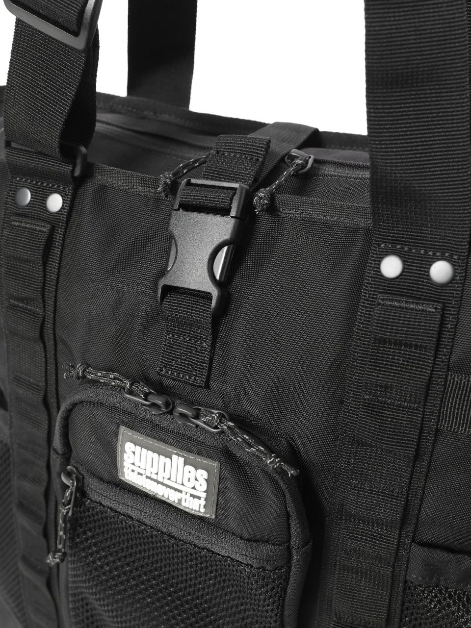 MUSINSA | thisisneverthat TNT Supplies 25 Tote Bag Black