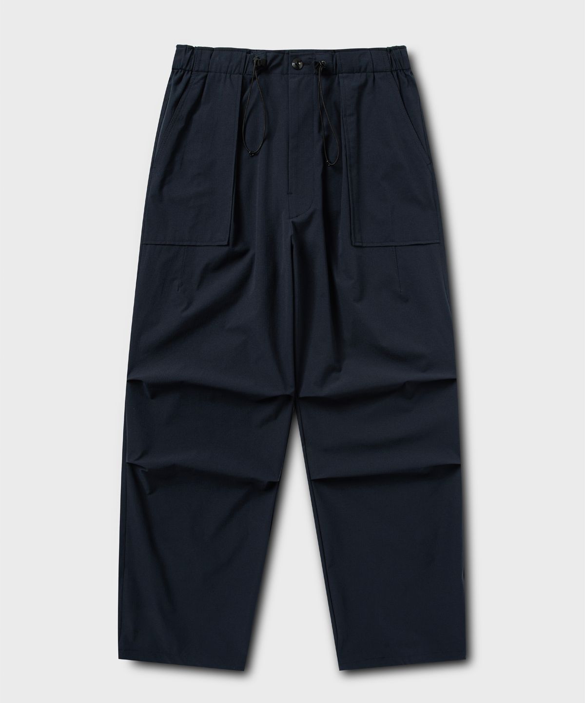 넌블랭크(NONBLANK) 밴딩 퍼티그 팬츠_DARK NAVY