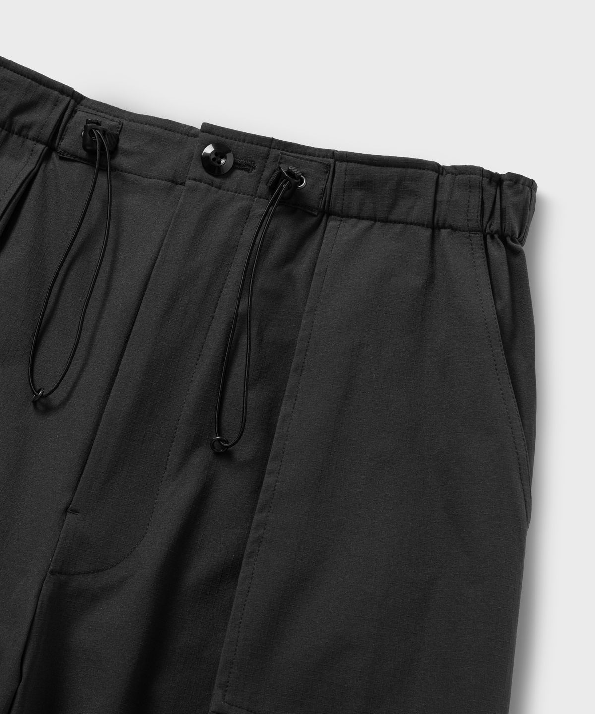 넌블랭크(NONBLANK) 밴딩 퍼티그 팬츠_DARK GREY