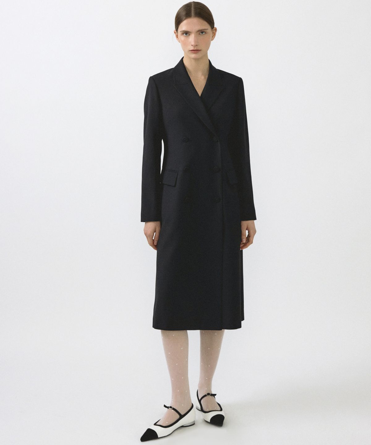 오떼뜨(OCTETTE) SUMMER-WOOL TAILORED COAT_2COLOR