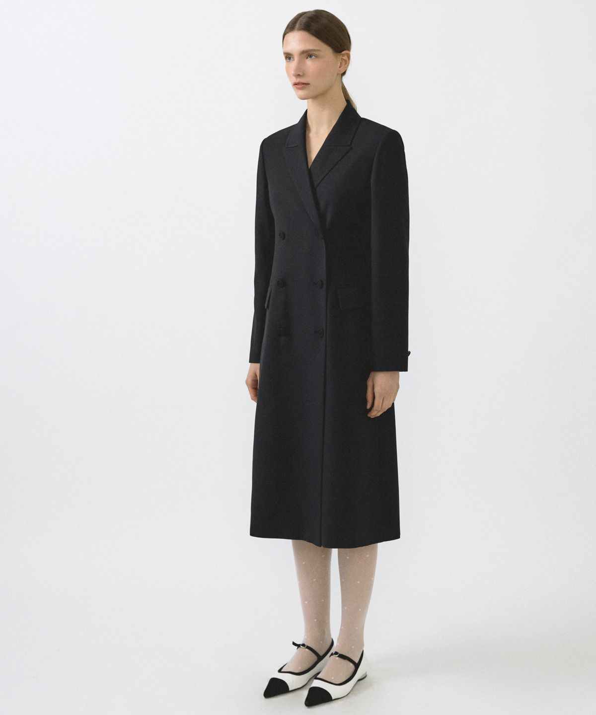 오떼뜨(OCTETTE) SUMMER-WOOL TAILORED COAT_2COLOR