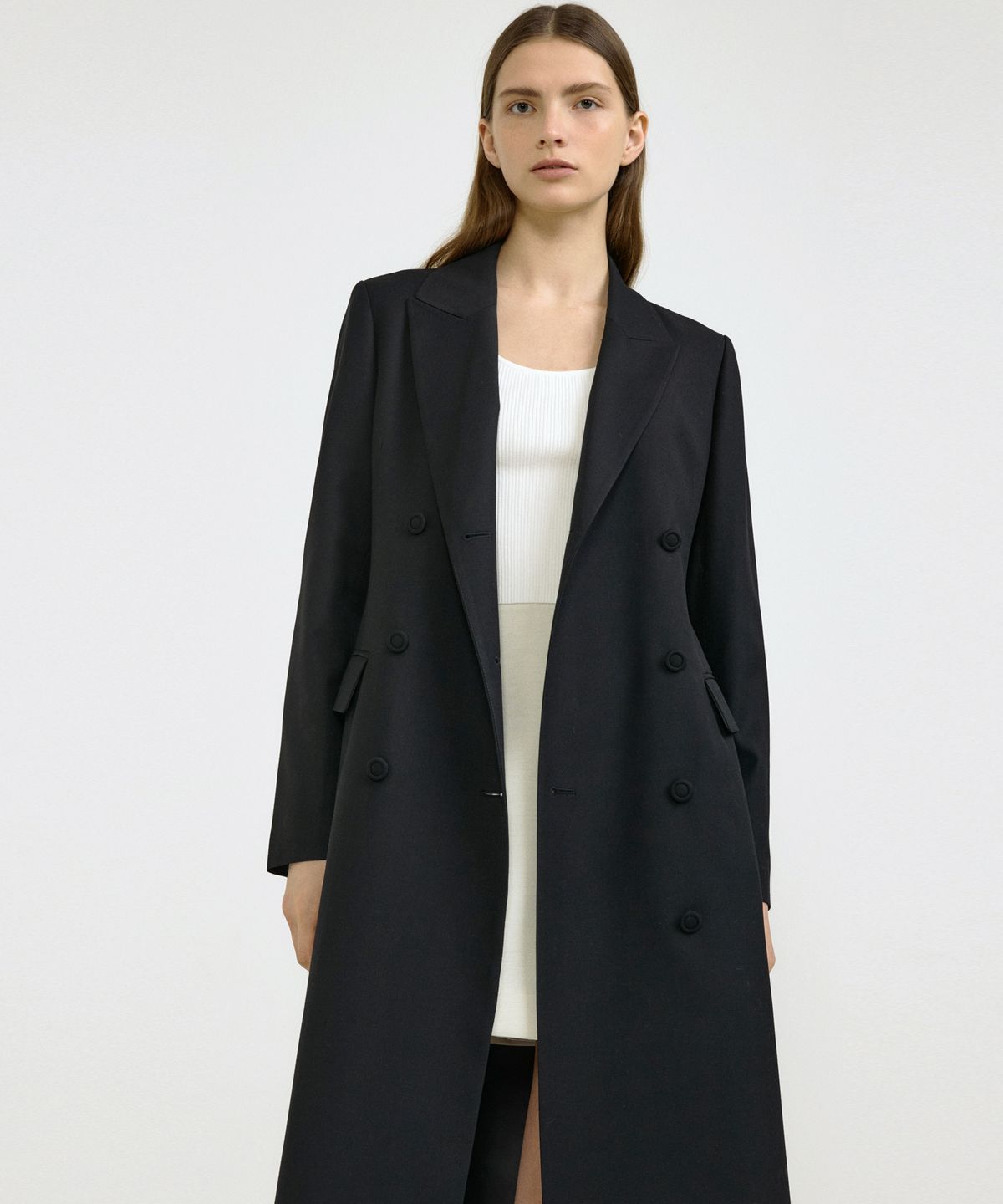 오떼뜨(OCTETTE) SUMMER-WOOL TAILORED COAT_2COLOR