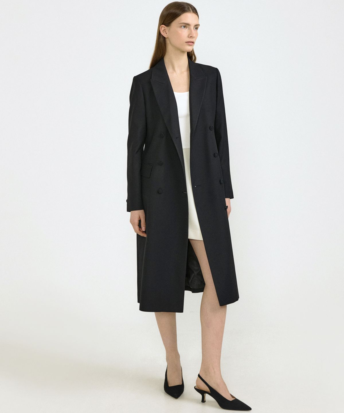 오떼뜨(OCTETTE) SUMMER-WOOL TAILORED COAT_2COLOR