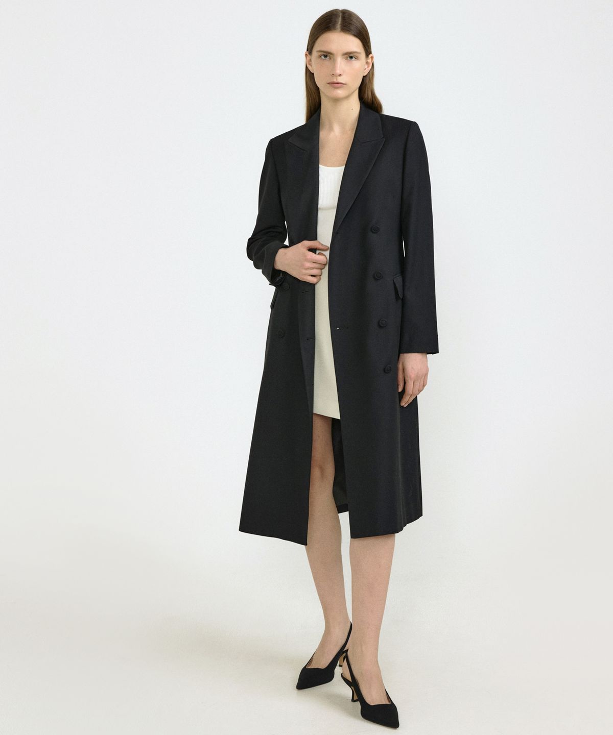 오떼뜨(OCTETTE) SUMMER-WOOL TAILORED COAT_2COLOR
