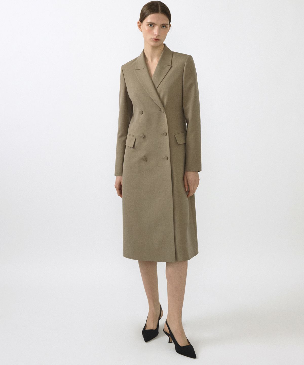 오떼뜨(OCTETTE) SUMMER-WOOL TAILORED COAT_2COLOR