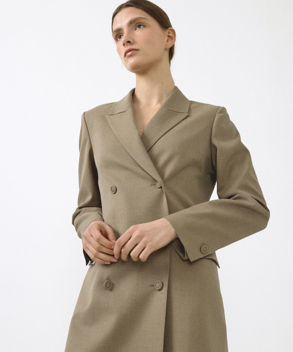 오떼뜨(OCTETTE) SUMMER-WOOL TAILORED COAT_2COLOR