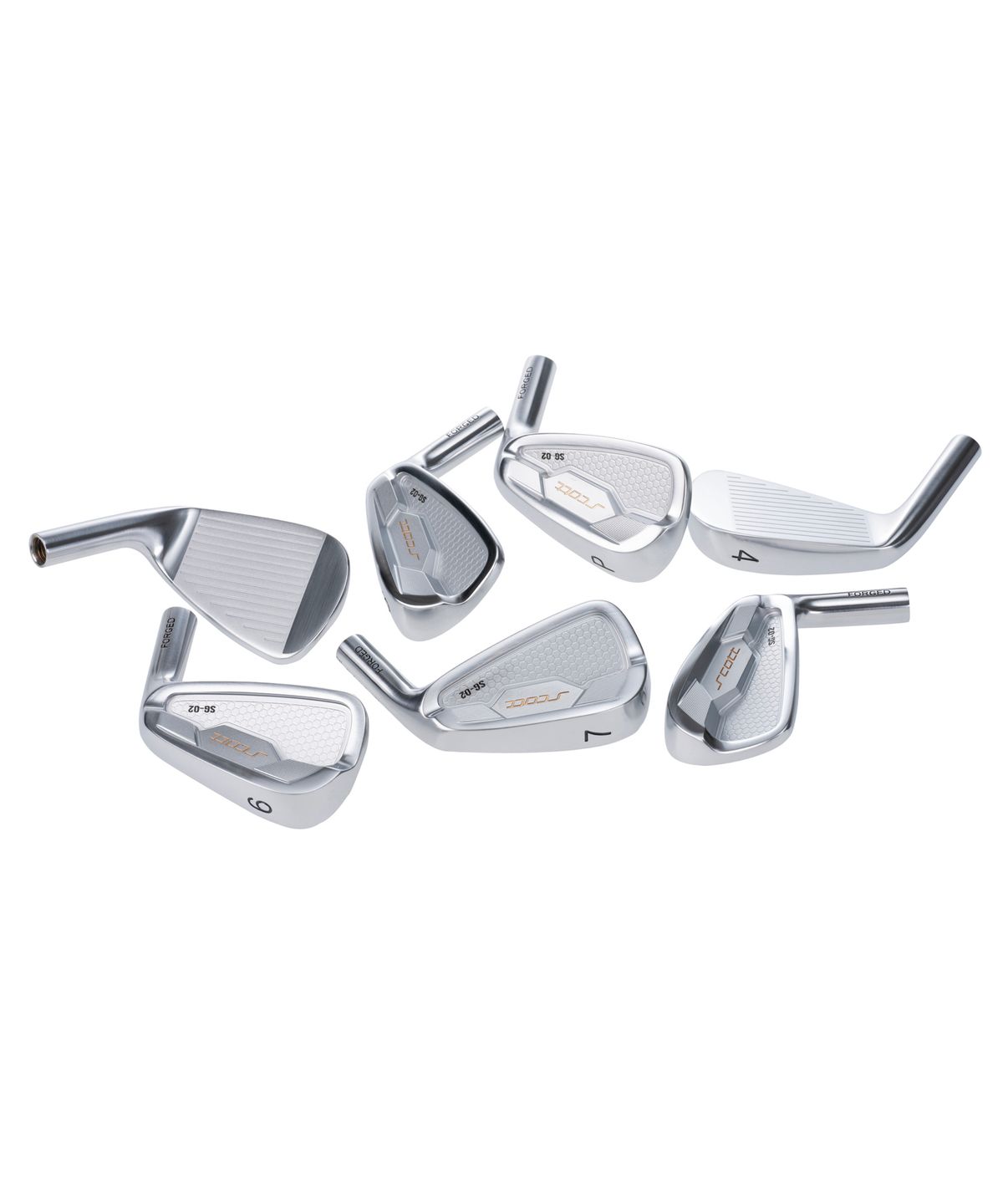 스캇골프(SCOTTGOLF) SG-02 머슬백 단조아이언 헤드 4-P 세트[크롬]