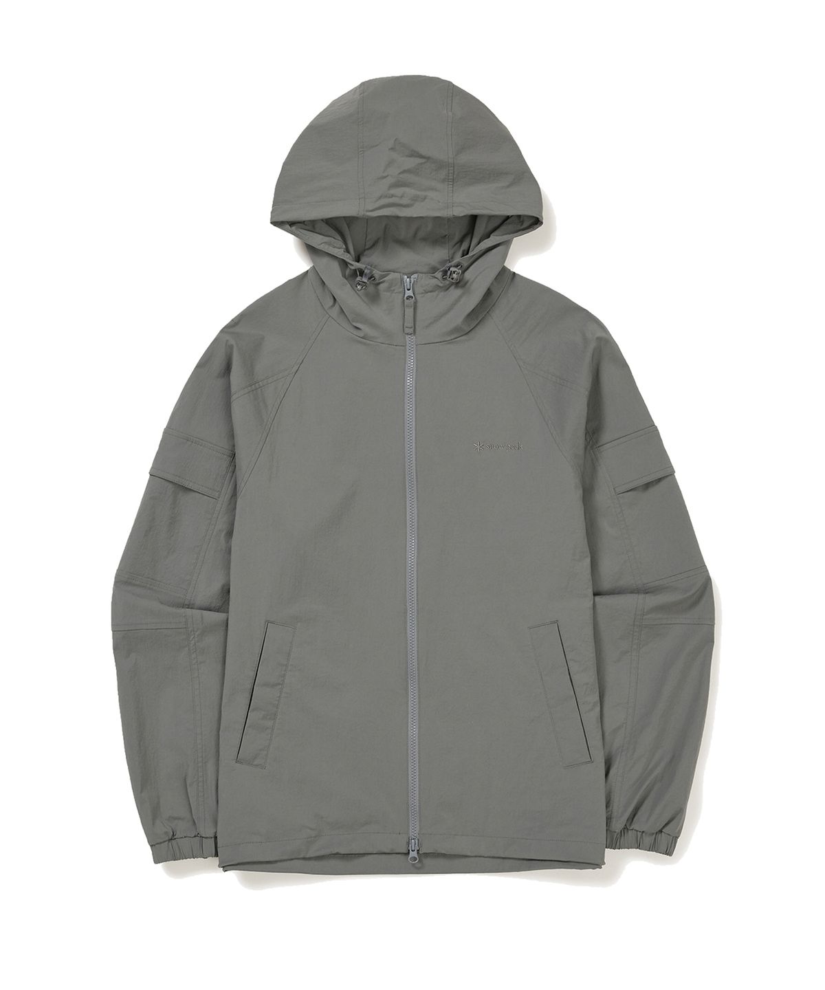 스노우피크 어패럴(SNOWPEAK APPAREL) 루트 유틸리티 포켓 바람막이 Dark Gray (S24MURWB67)
