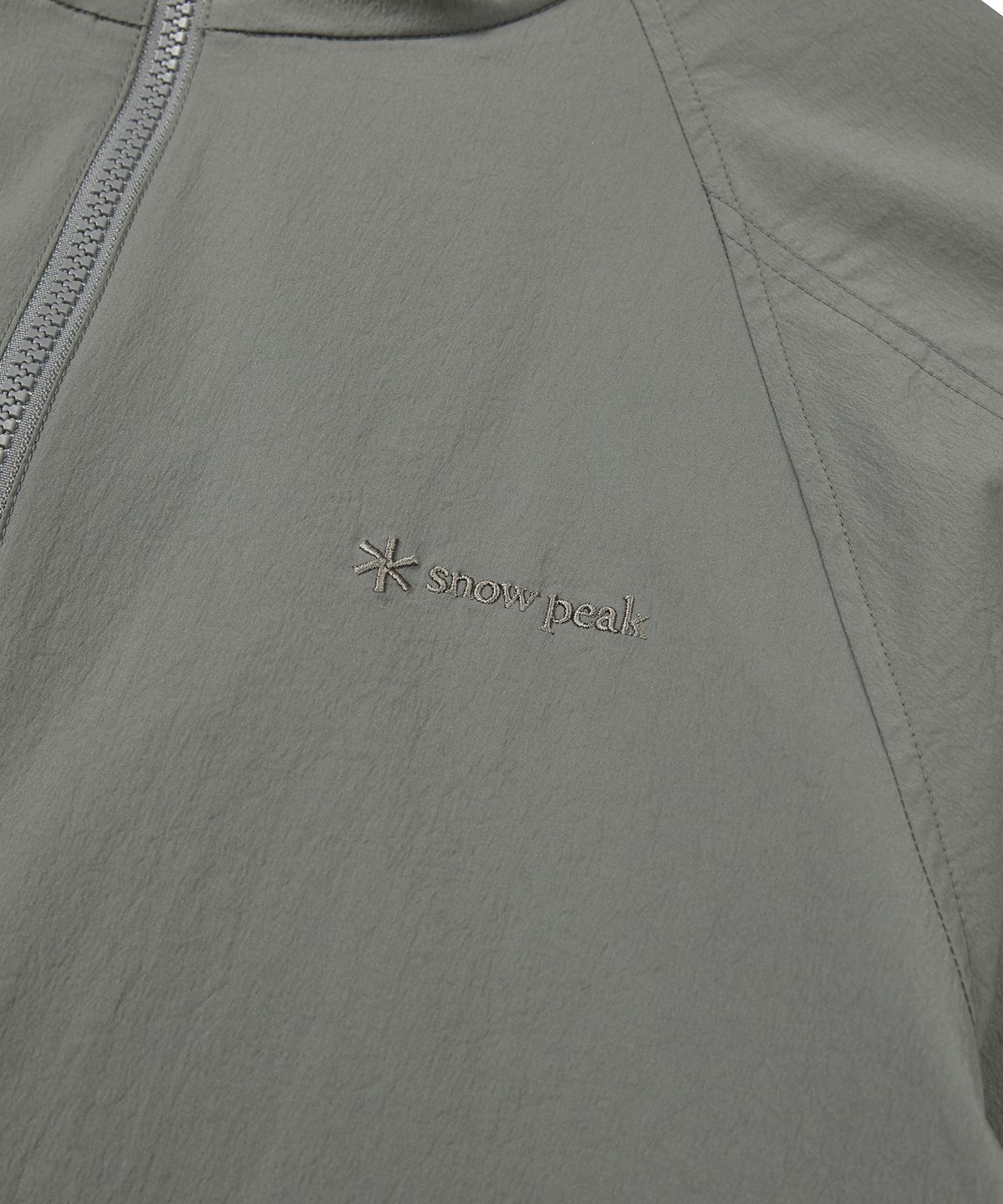 스노우피크 어패럴(SNOWPEAK APPAREL) 루트 유틸리티 포켓 바람막이 Dark Gray (S24MURWB67)