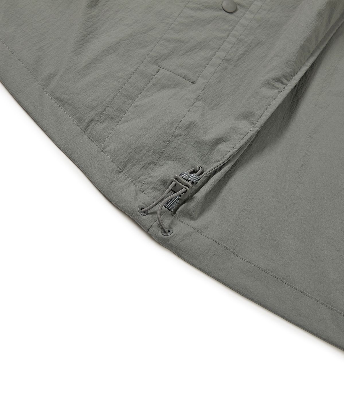 스노우피크 어패럴(SNOWPEAK APPAREL) 루트 유틸리티 포켓 바람막이 Dark Gray (S24MURWB67)