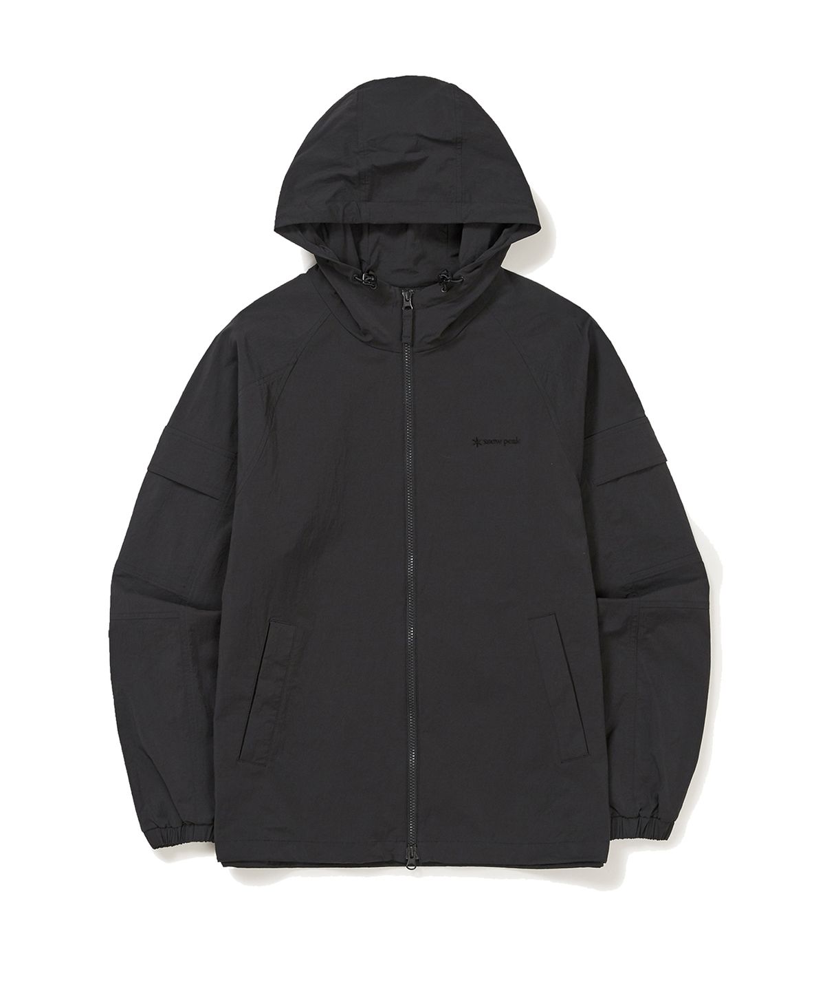 스노우피크 어패럴(SNOWPEAK APPAREL) 루트 유틸리티 포켓 바람막이 Dark Charcoal (S24MURWB67)
