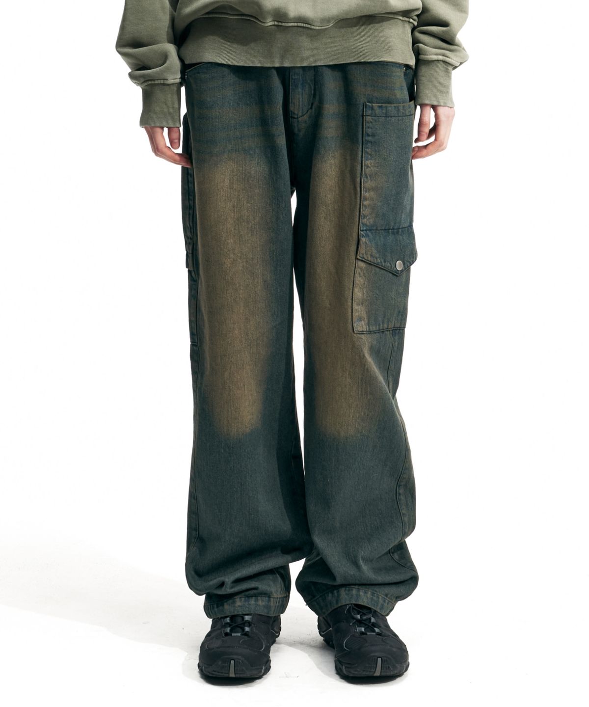 록히드마틴(LOCKHEED MARTIN) SIDE CARPENTER PANTS (INDIGO)