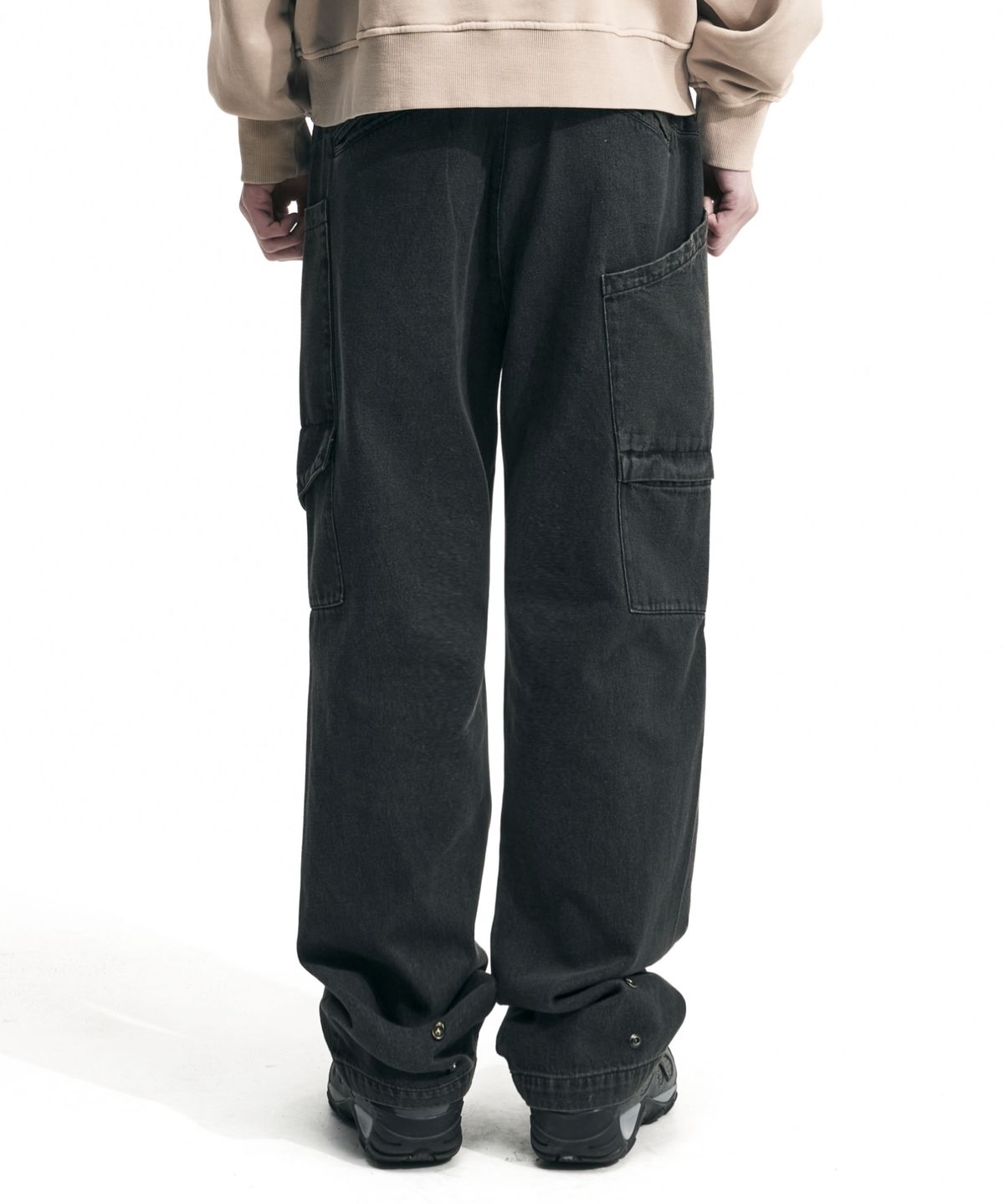 록히드마틴(LOCKHEED MARTIN) SIDE CARPENTER PANTS (BLACK)