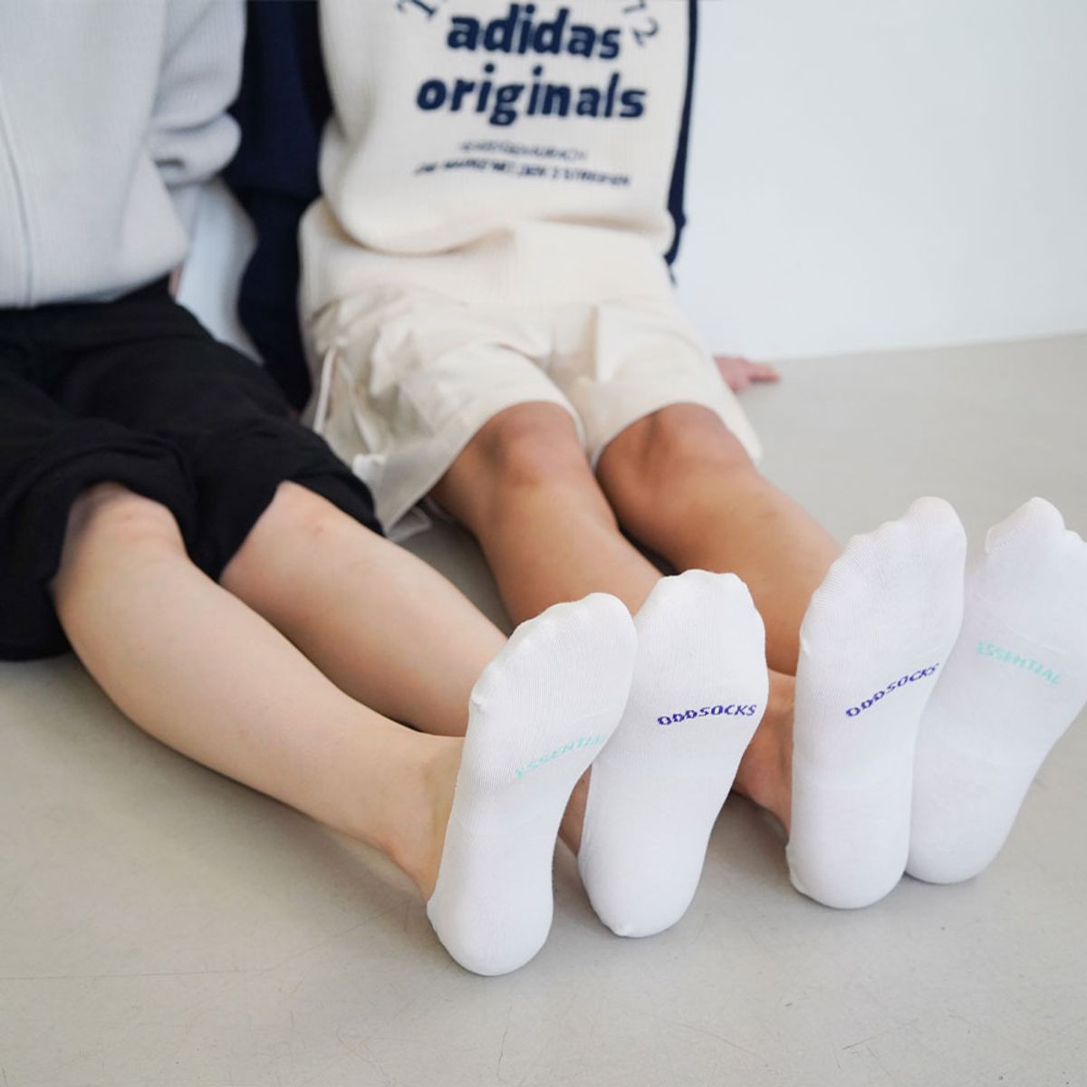 오드삭스(ODDSOCKS) [7PACK] 남녀공용 에센셜 페이크삭스 그레이