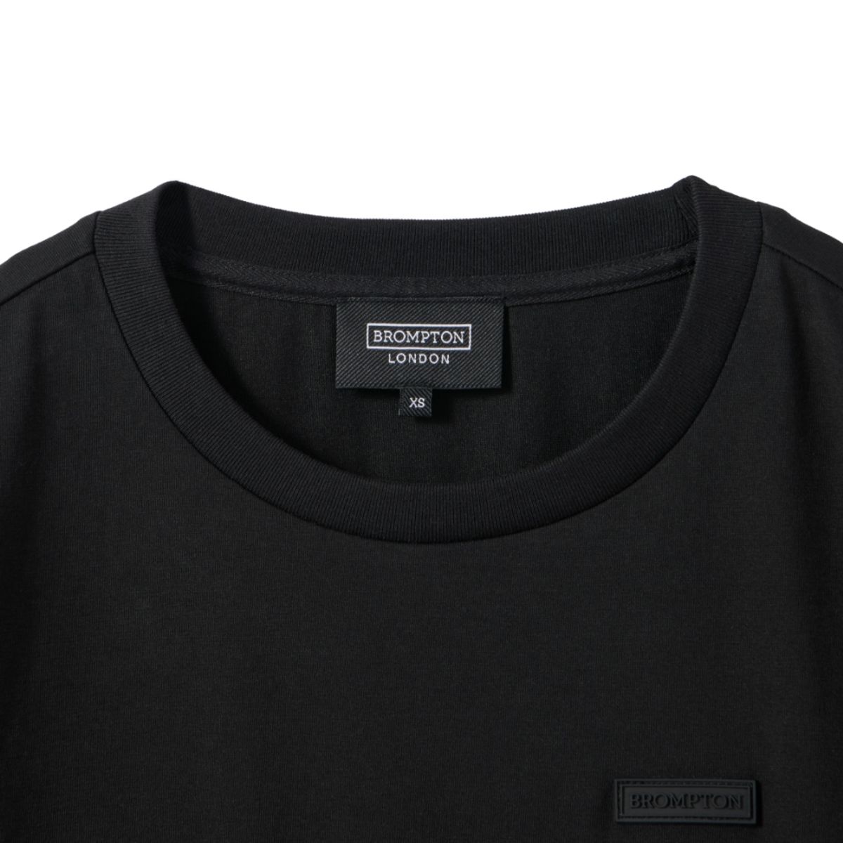 브롬톤 런던(BROMPTON LONDON) W BACK LETTERING T-SHIRT - BLACK (P242WTS353)
