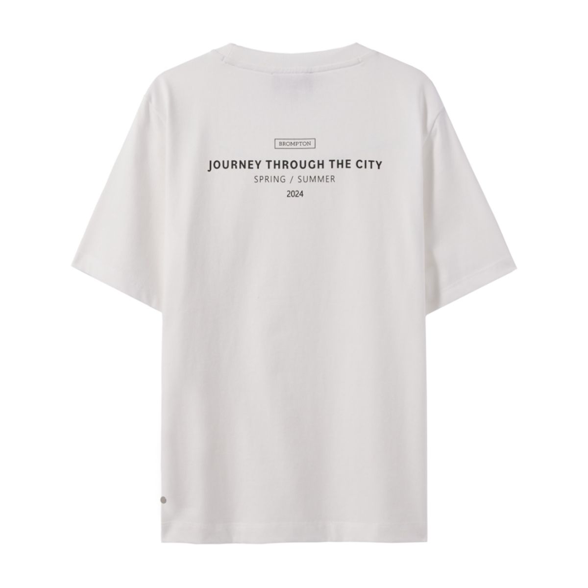 브롬톤 런던(BROMPTON LONDON) W BACK LETTERING T-SHIRT - WHITE (P242WTS353)