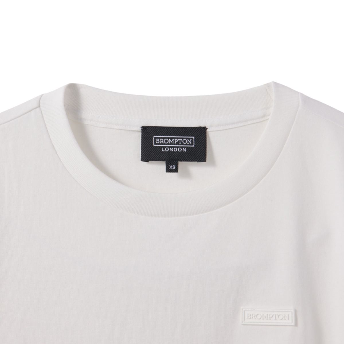 브롬톤 런던(BROMPTON LONDON) W BACK LETTERING T-SHIRT - WHITE (P242WTS353)