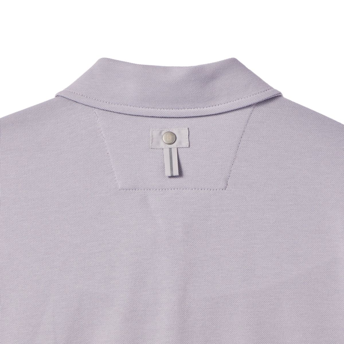 브롬톤 런던(BROMPTON LONDON) W HALF ZIP COLLAR T-SHIRT - LAVENDER (P242WTS352)