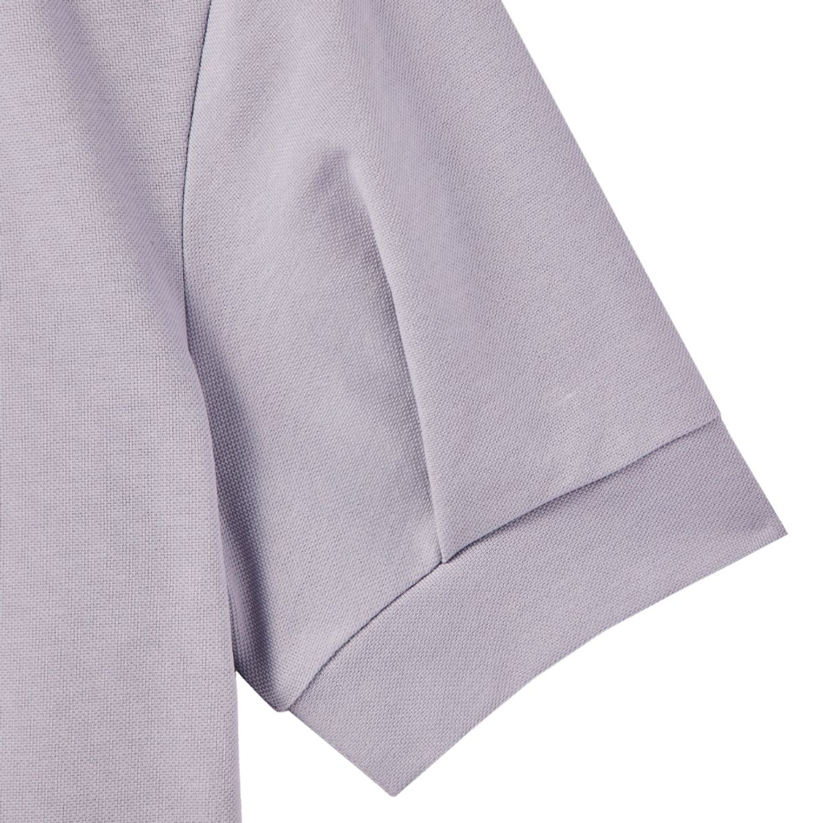 브롬톤 런던(BROMPTON LONDON) W HALF ZIP COLLAR T-SHIRT - LAVENDER (P242WTS352)