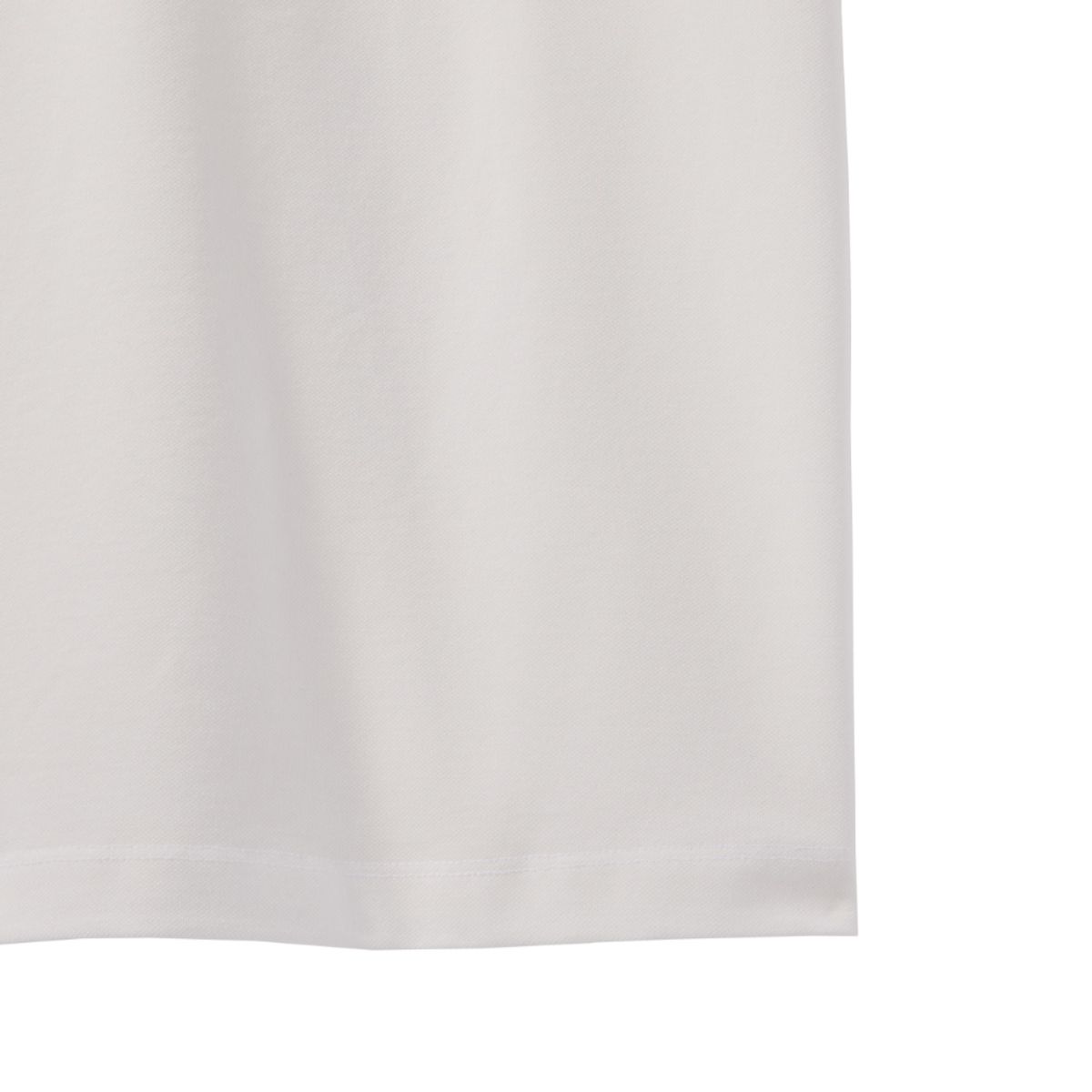 브롬톤 런던(BROMPTON LONDON) W HALF ZIP COLLAR T-SHIRT - WHITE (P242WTS352)