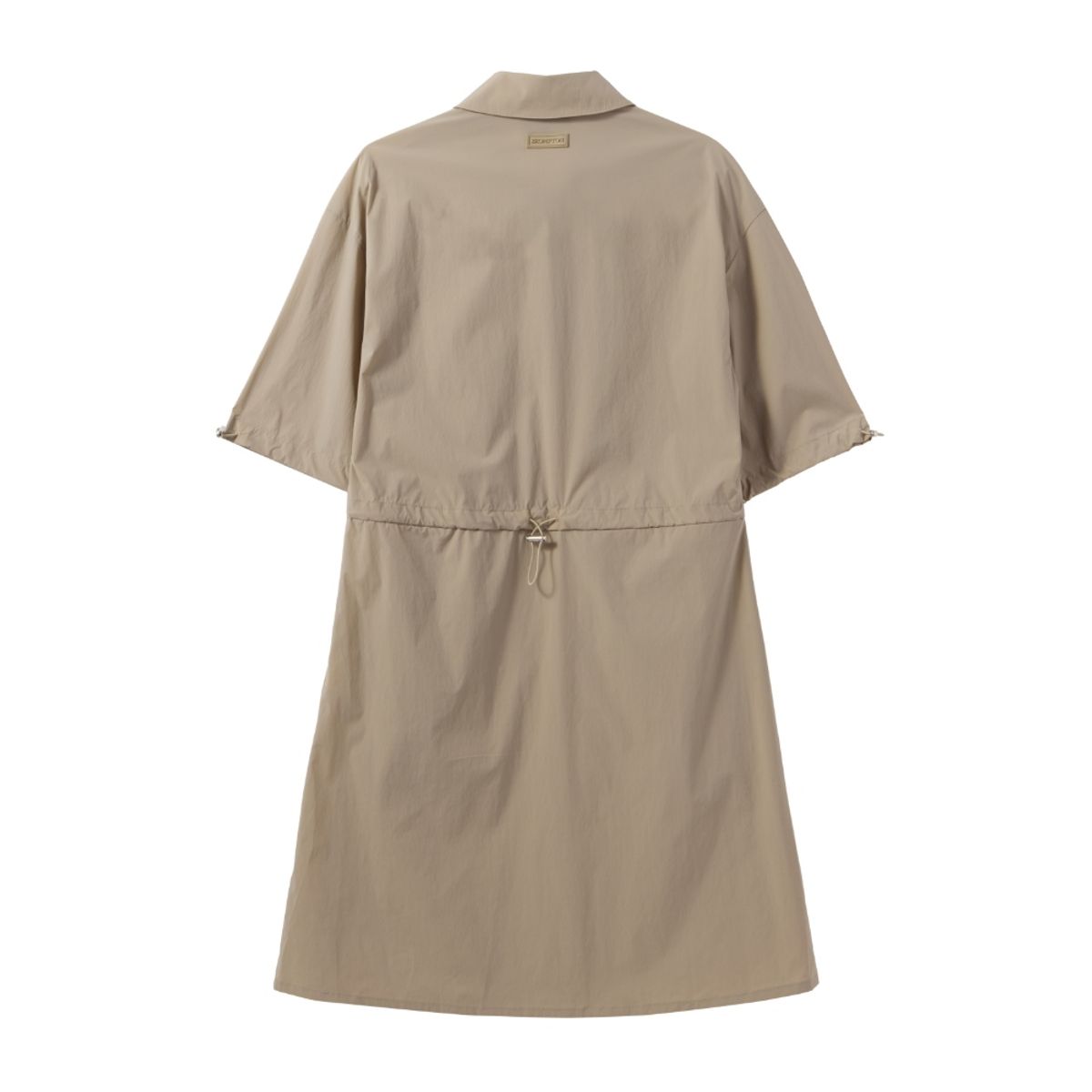 브롬톤 런던(BROMPTON LONDON) W HALF ZIP DRESS - BEIGE (P242WOP354)