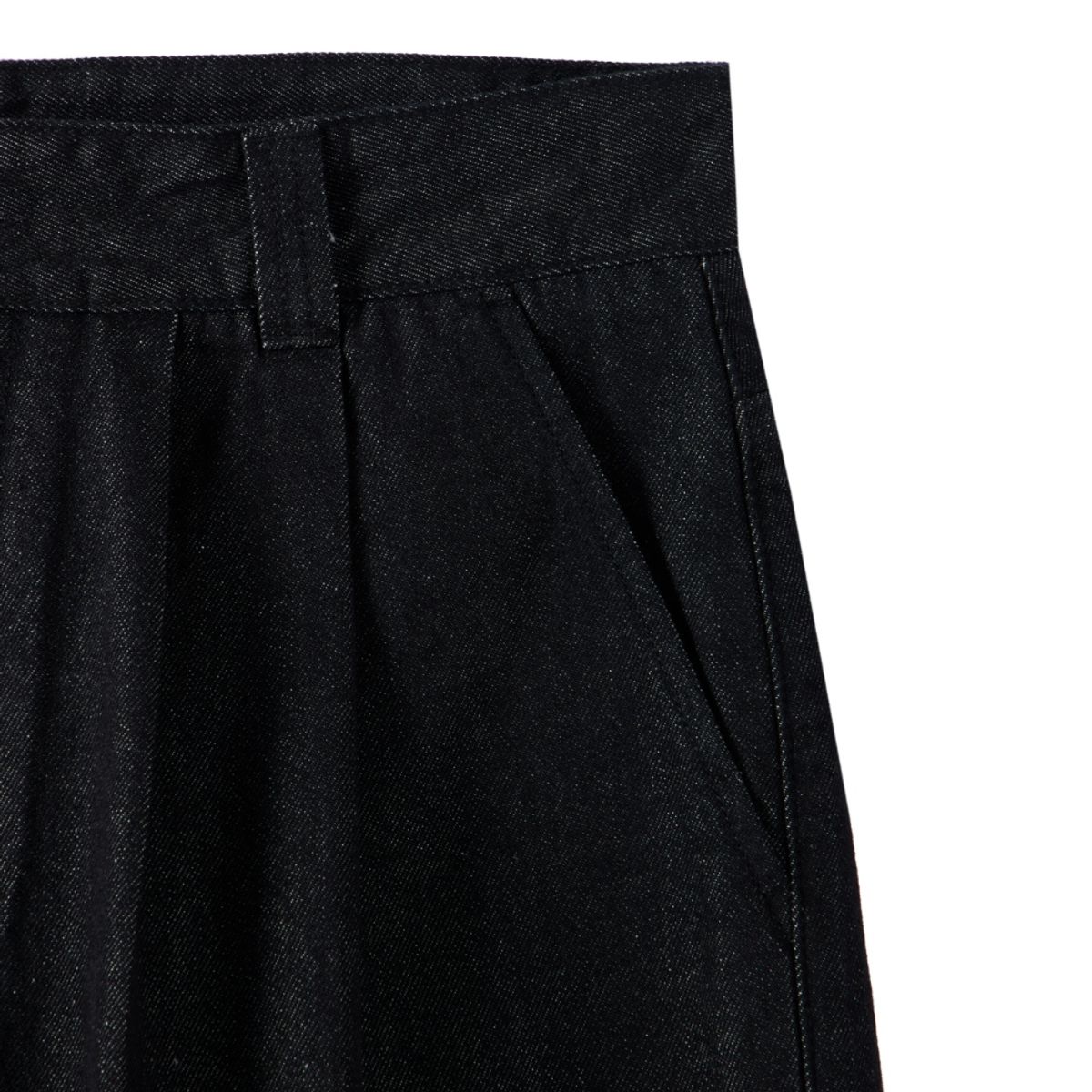 브롬톤 런던(BROMPTON LONDON) 1975 DENIM SHORTS - BLACK (P242UDP422)