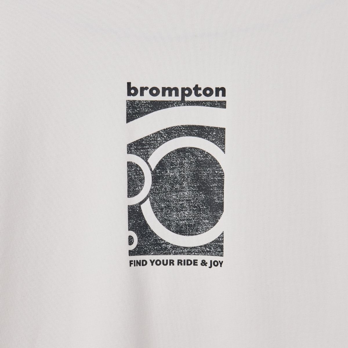 브롬톤 런던(BROMPTON LONDON) REFLECTIVE GRAPHIC T-SHIRT - WHITE (P242UTS126)