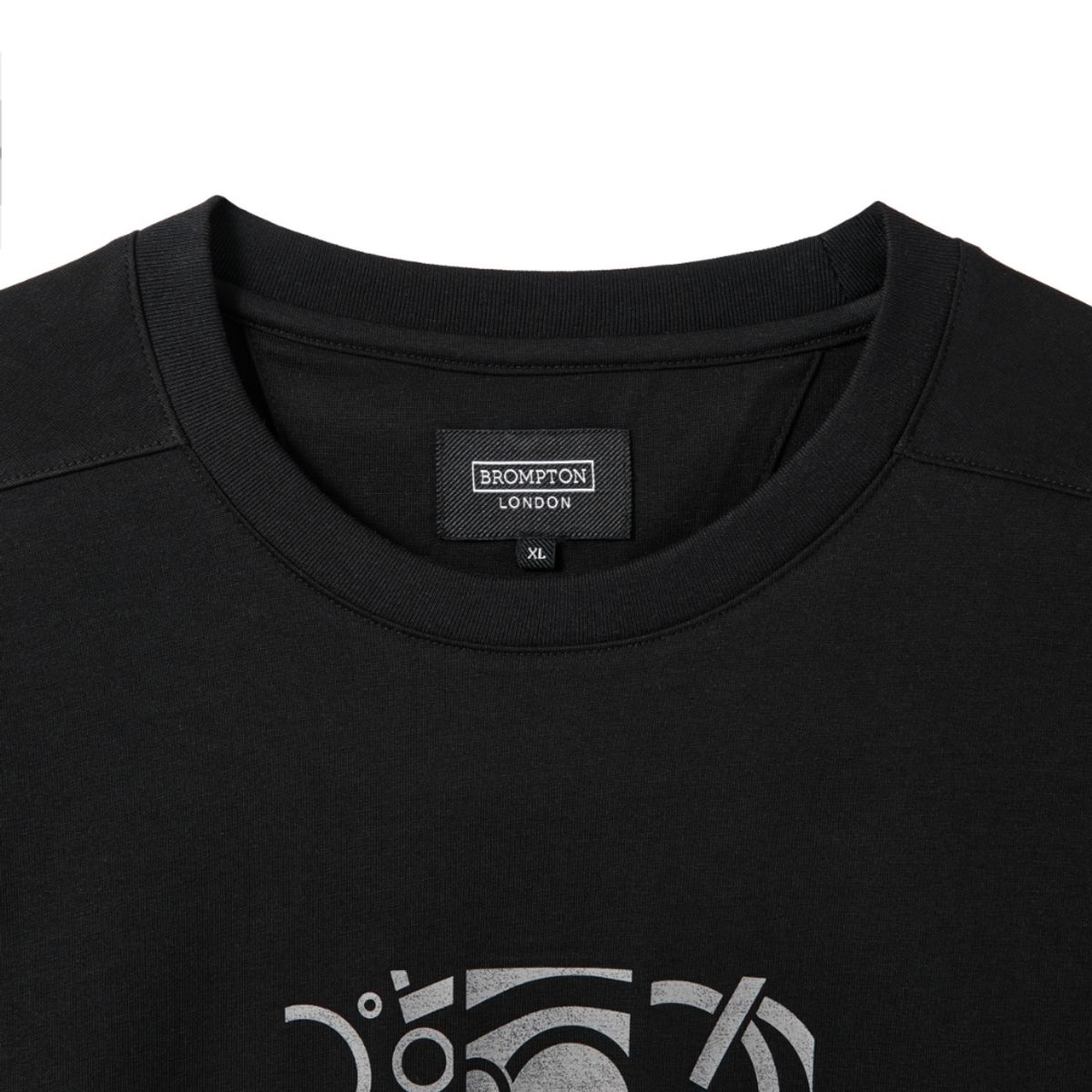 브롬톤 런던(BROMPTON LONDON) COMMUTER GRAPHIC T-SHIRT - BLACK (P242UTS127)