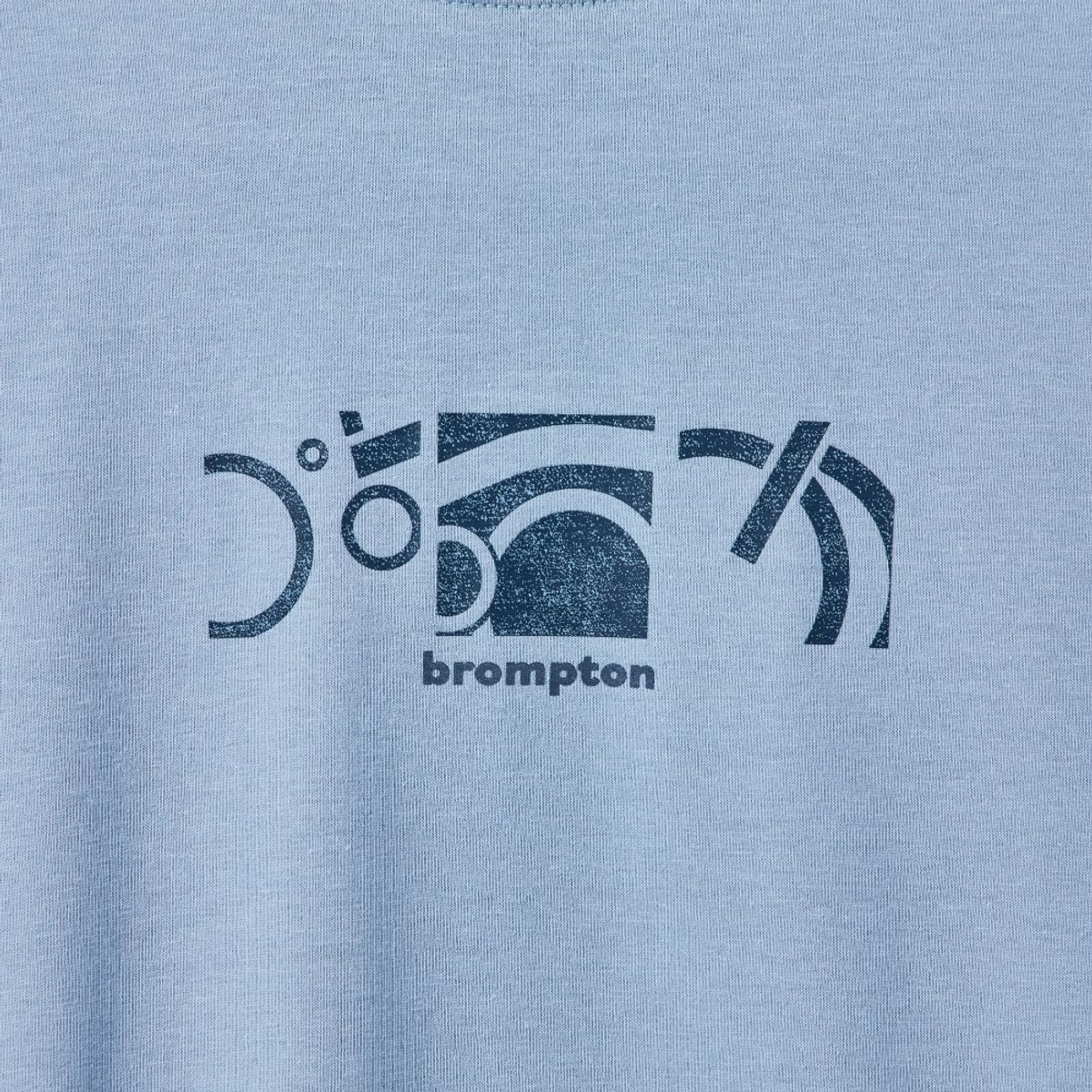 브롬톤 런던(BROMPTON LONDON) COMMUTER GRAPHIC T-SHIRT - L/BLUE (P242UTS127)