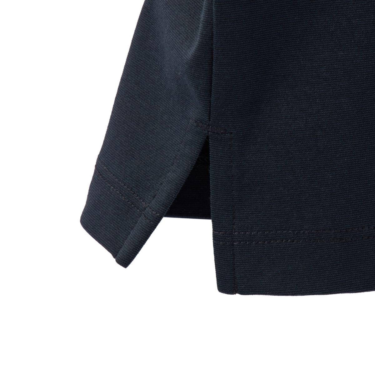 브롬톤 런던(BROMPTON LONDON) SUPIMA STRETCH COLLAR T-SHIRT - BLACK (P242UPL120)
