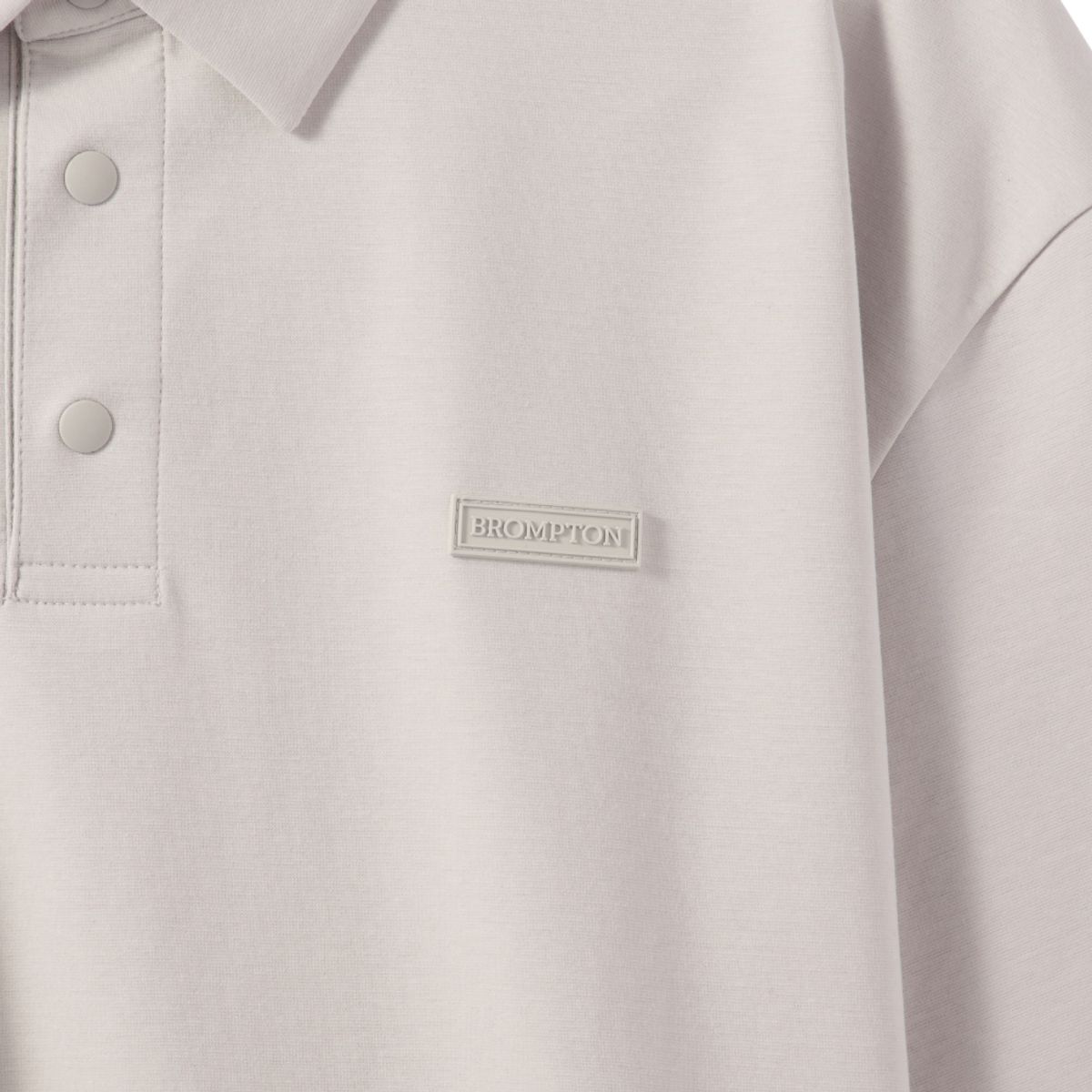 브롬톤 런던(BROMPTON LONDON) SUPIMA STRETCH COLLAR T-SHIRT - IVORY (P242UPL120)