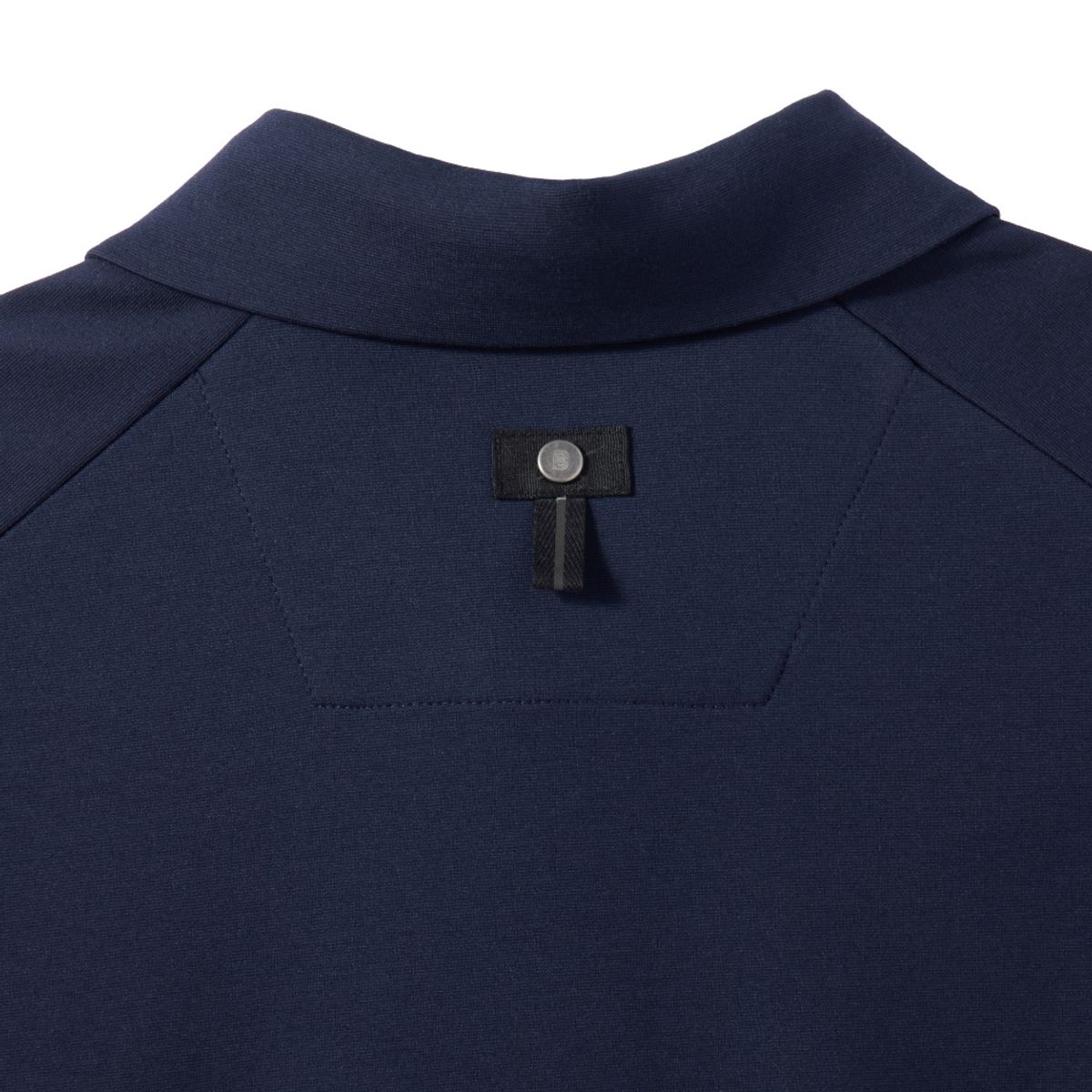 브롬톤 런던(BROMPTON LONDON) SUPIMA STRETCH COLLAR T-SHIRT - NAVY (P242UPL120)