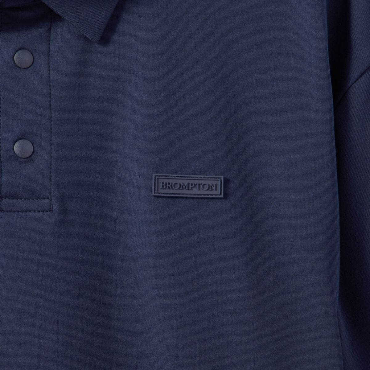 브롬톤 런던(BROMPTON LONDON) SUPIMA STRETCH COLLAR T-SHIRT - NAVY (P242UPL120)