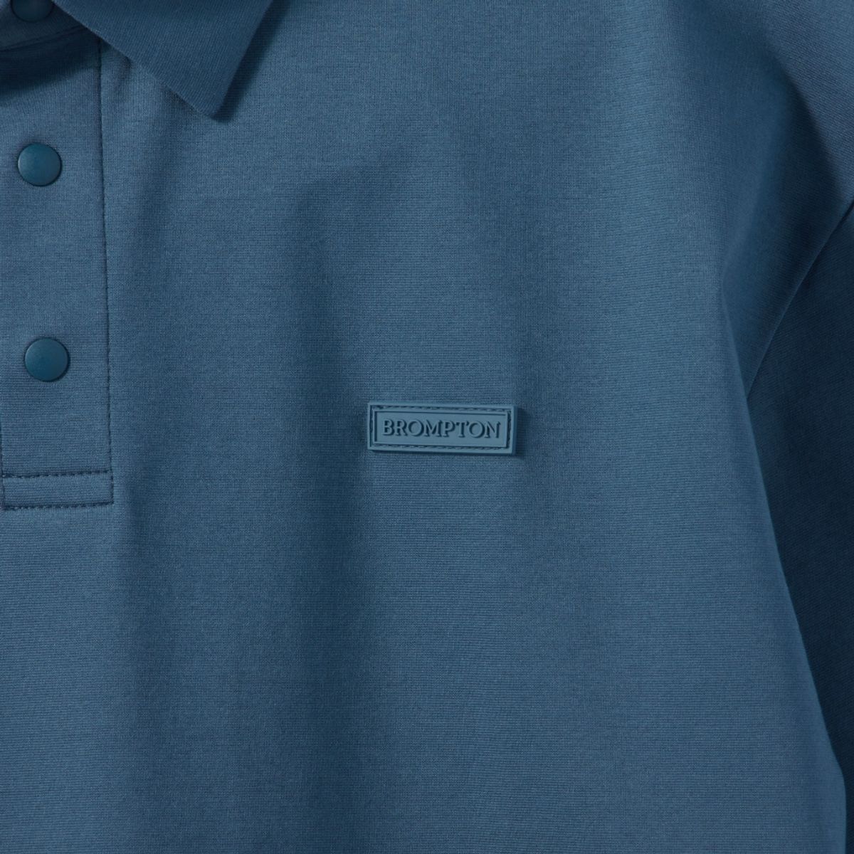 브롬톤 런던(BROMPTON LONDON) SUPIMA STRETCH COLLAR T-SHIRT - T/BLUE (P242UPL120)