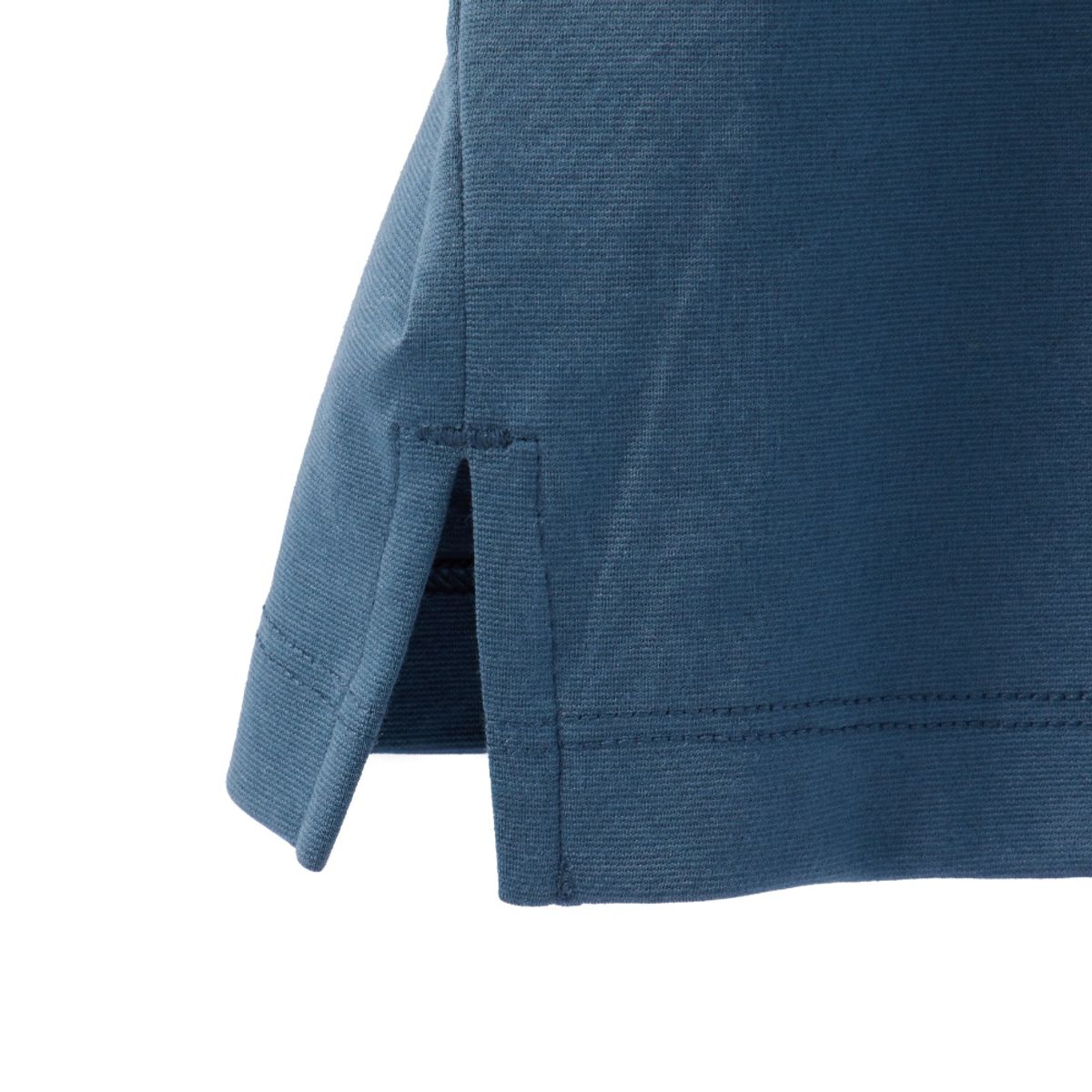 브롬톤 런던(BROMPTON LONDON) SUPIMA STRETCH COLLAR T-SHIRT - T/BLUE (P242UPL120)