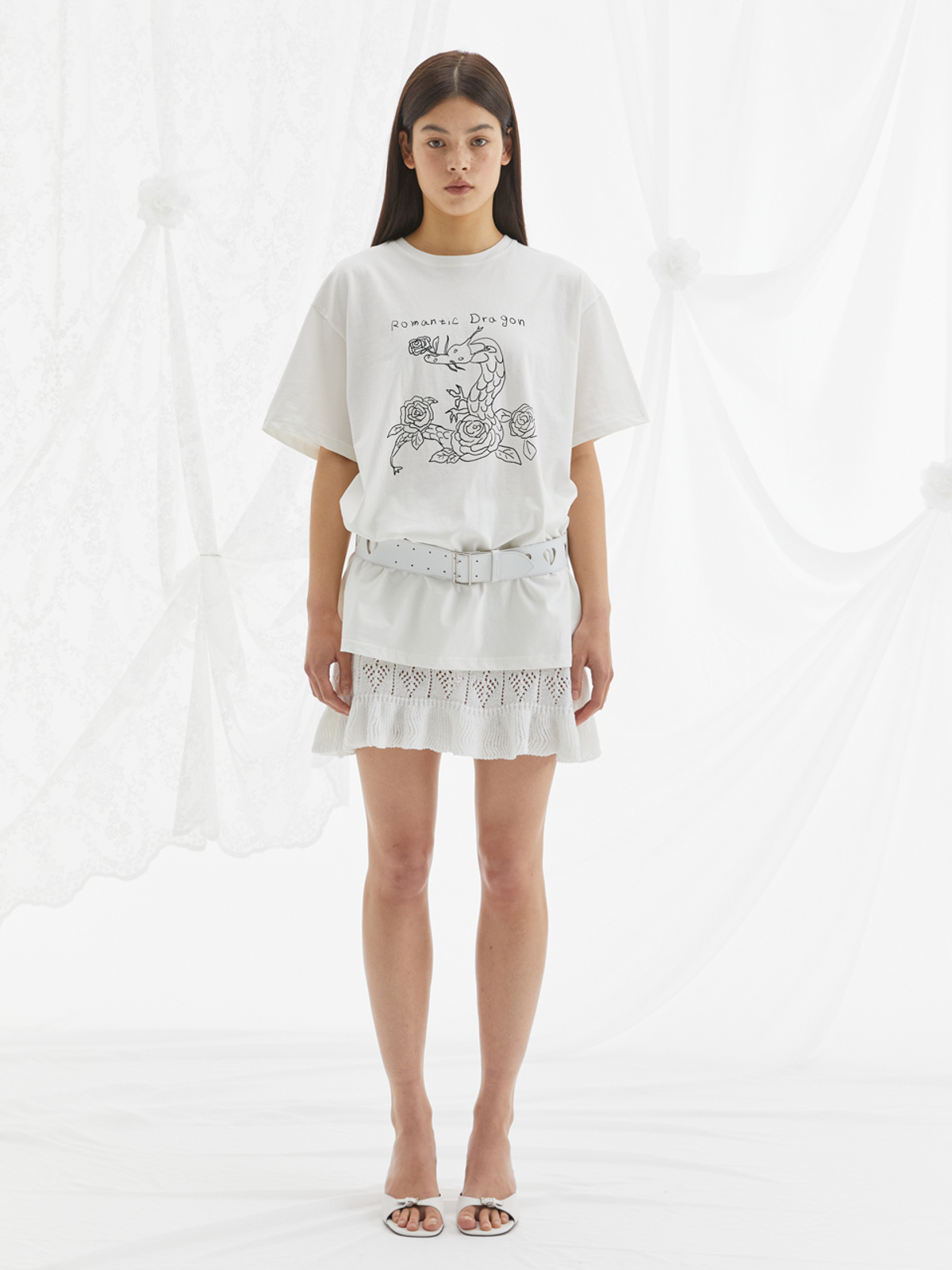 모어댄파라다이스(MORE THAN PARADISE) HEART BELT / WHITE