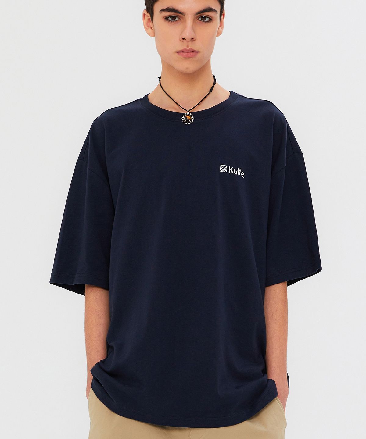 쿨트(KULTE) OCEAN PIECE T-SHIRT NAVY