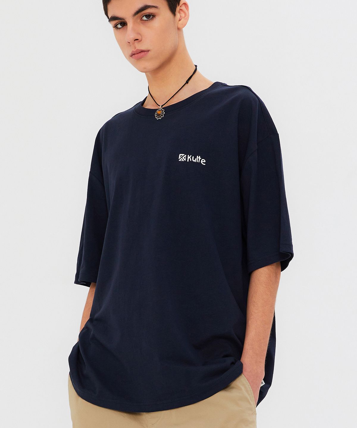 쿨트(KULTE) OCEAN PIECE T-SHIRT NAVY