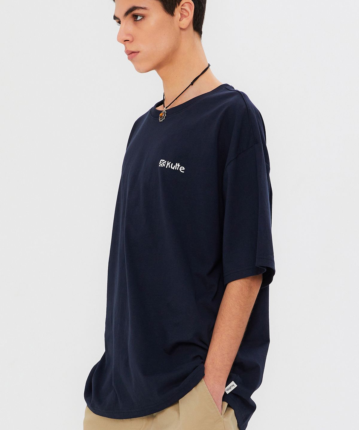 쿨트(KULTE) OCEAN PIECE T-SHIRT NAVY