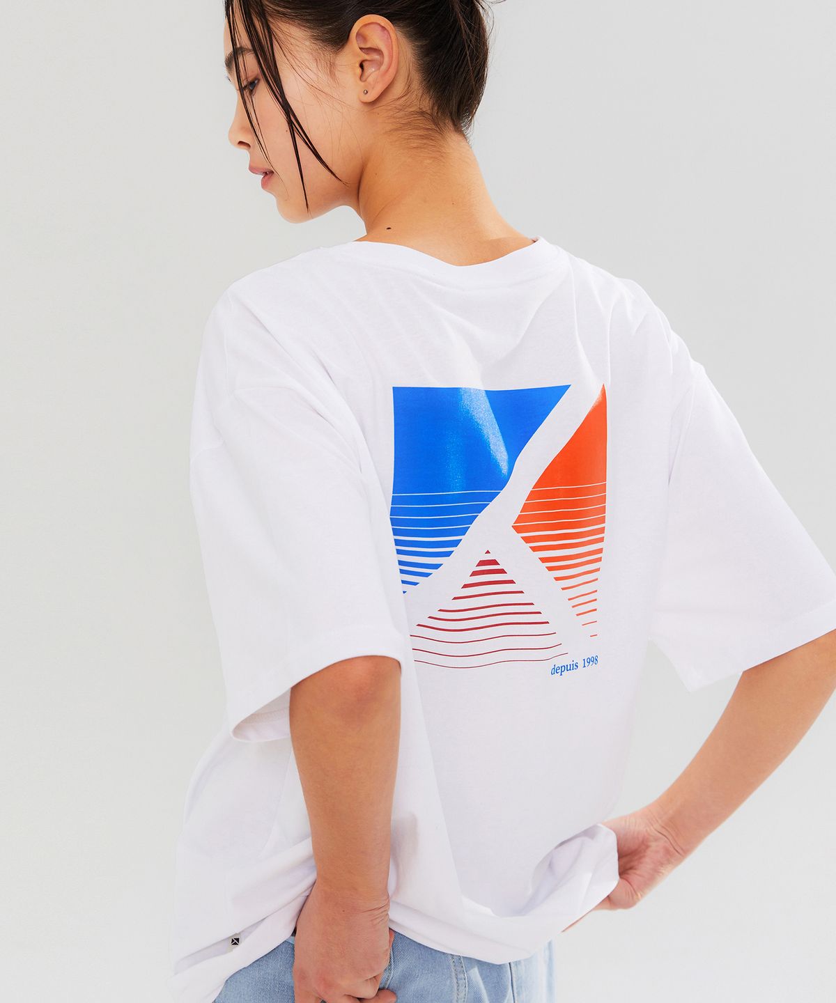 쿨트(KULTE) GRADATION ICON T-SHIRT WHITE