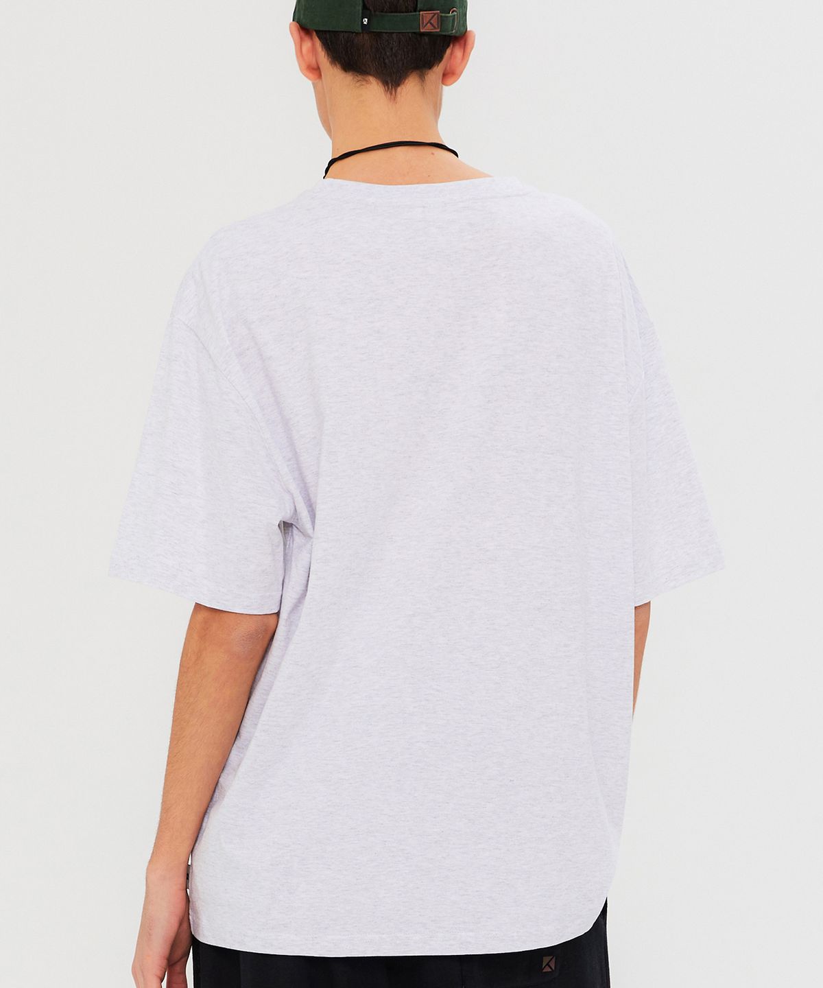 쿨트(KULTE) DOUBLE ARCH T-SHIRT L.MELANGE