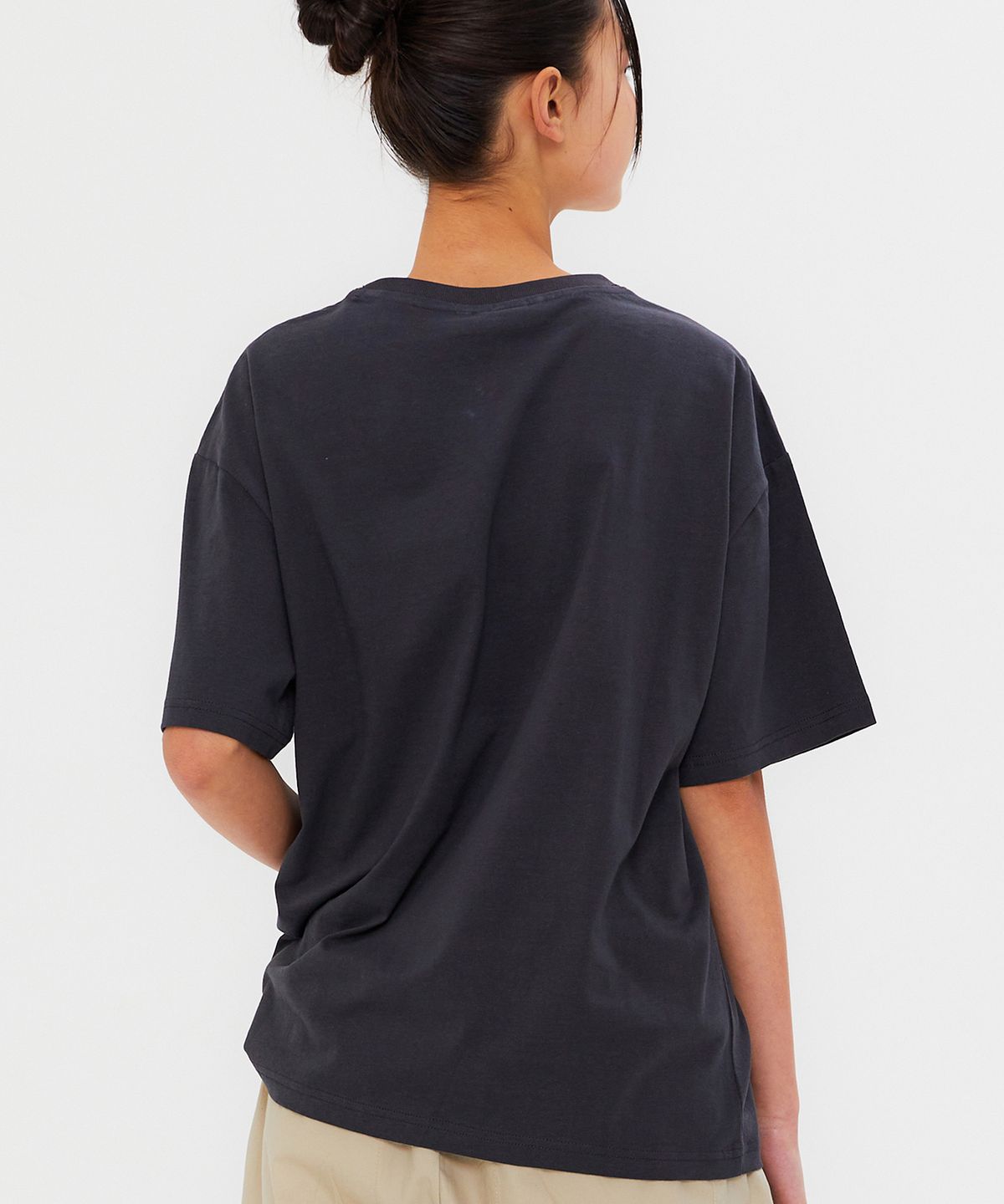 쿨트(KULTE) DOUBLE ARCH T-SHIRT GREY