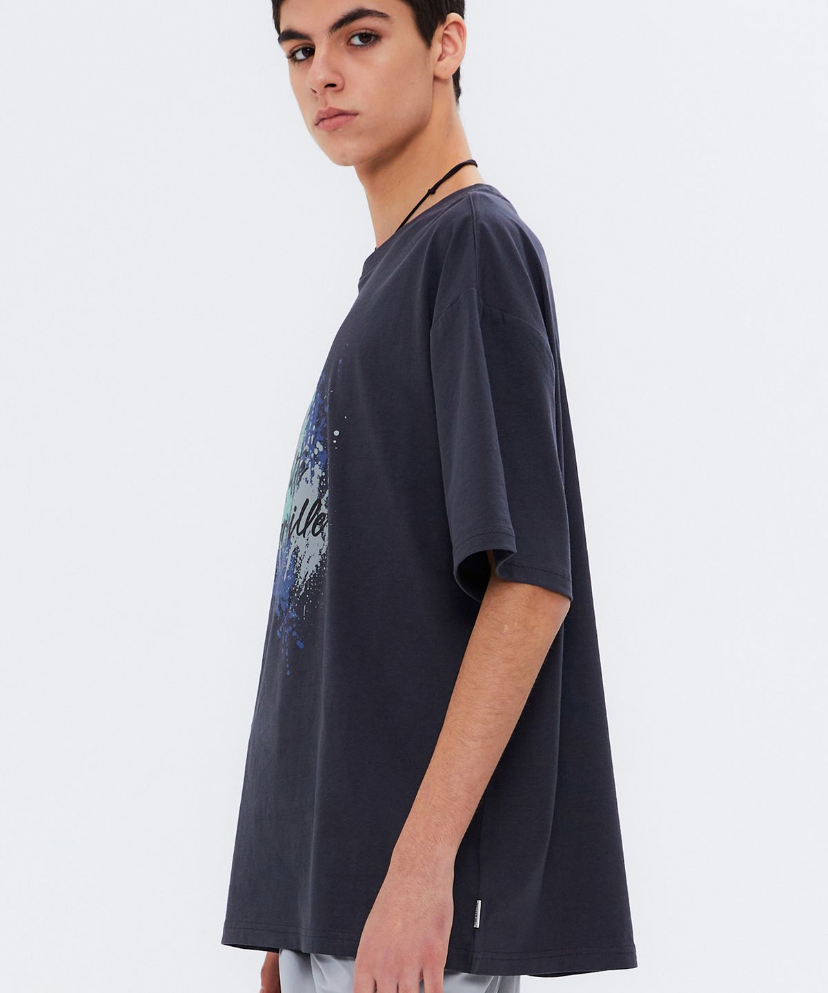 쿨트(KULTE) SPRAY PAINT T-SHIRT GREY