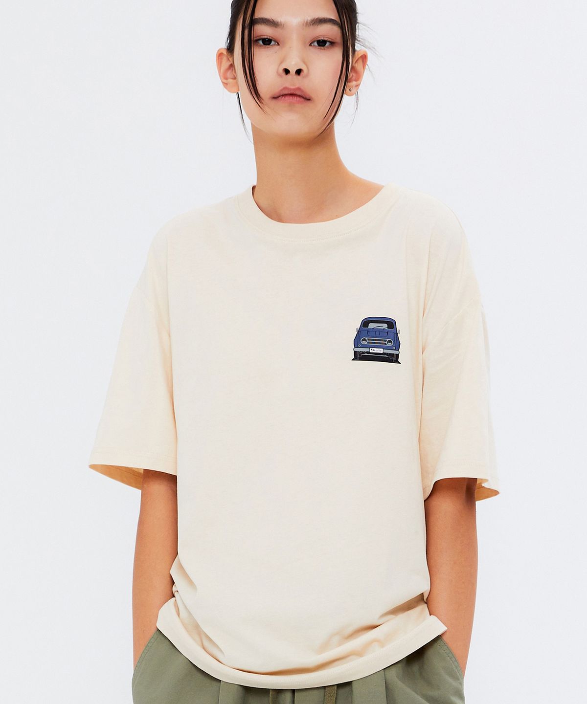 쿨트(KULTE) KULTE WHEELS T-SHIRT IVORY